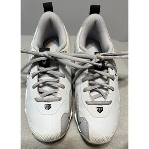 Boys Nike Fast Flex Size 1Y Baseball Gray Cleats Children's Shoes